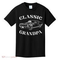 Funny Grandpa Classic Car Kids T-Shirt thumb 0