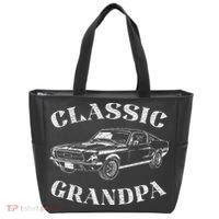 Funny Grandpa Classic Car Tote Bag thumb 0