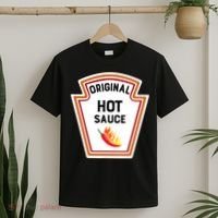 Funny Group Condiments Halloween Costume Original Hot Sauce T-Shirt thumb 2