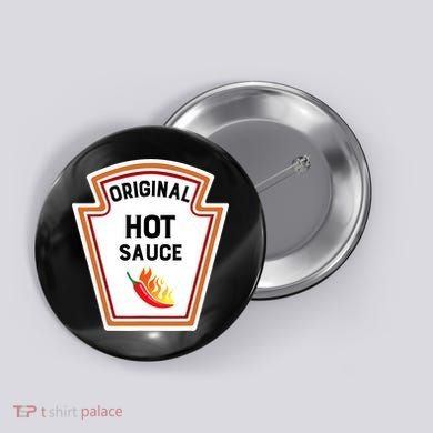 Funny Group Condiments Halloween Costume Original Hot Sauce Button