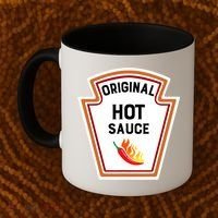 Funny Group Condiments Halloween Costume Original Hot Sauce Coffee Mug thumb 2
