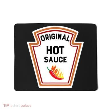Funny Group Condiments Halloween Costume Original Hot Sauce Mousepad