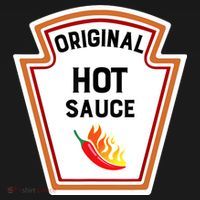 Funny Group Condiments Halloween Costume Original Hot Sauce Mousepad thumb 1