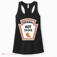 Funny Group Condiments Halloween Costume Original Hot Sauce Women's Tank Top thumb 0