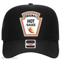 Funny Group Condiments Halloween Costume Original Hot Sauce Hat thumb 0