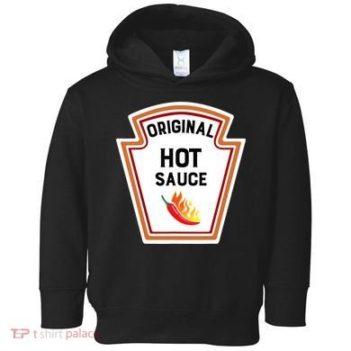 Funny Group Condiments Halloween Costume Original Hot Sauce Toddler Hoodie