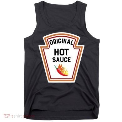 Funny Group Condiments Halloween Costume Original Hot Sauce Tank Top