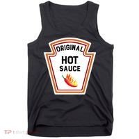 Funny Group Condiments Halloween Costume Original Hot Sauce Tank Top thumb 0