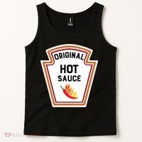 Funny Group Condiments Halloween Costume Original Hot Sauce Tank Top thumb 2