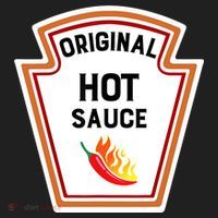 Funny Group Condiments Halloween Costume Original Hot Sauce Golf Towel thumb 3