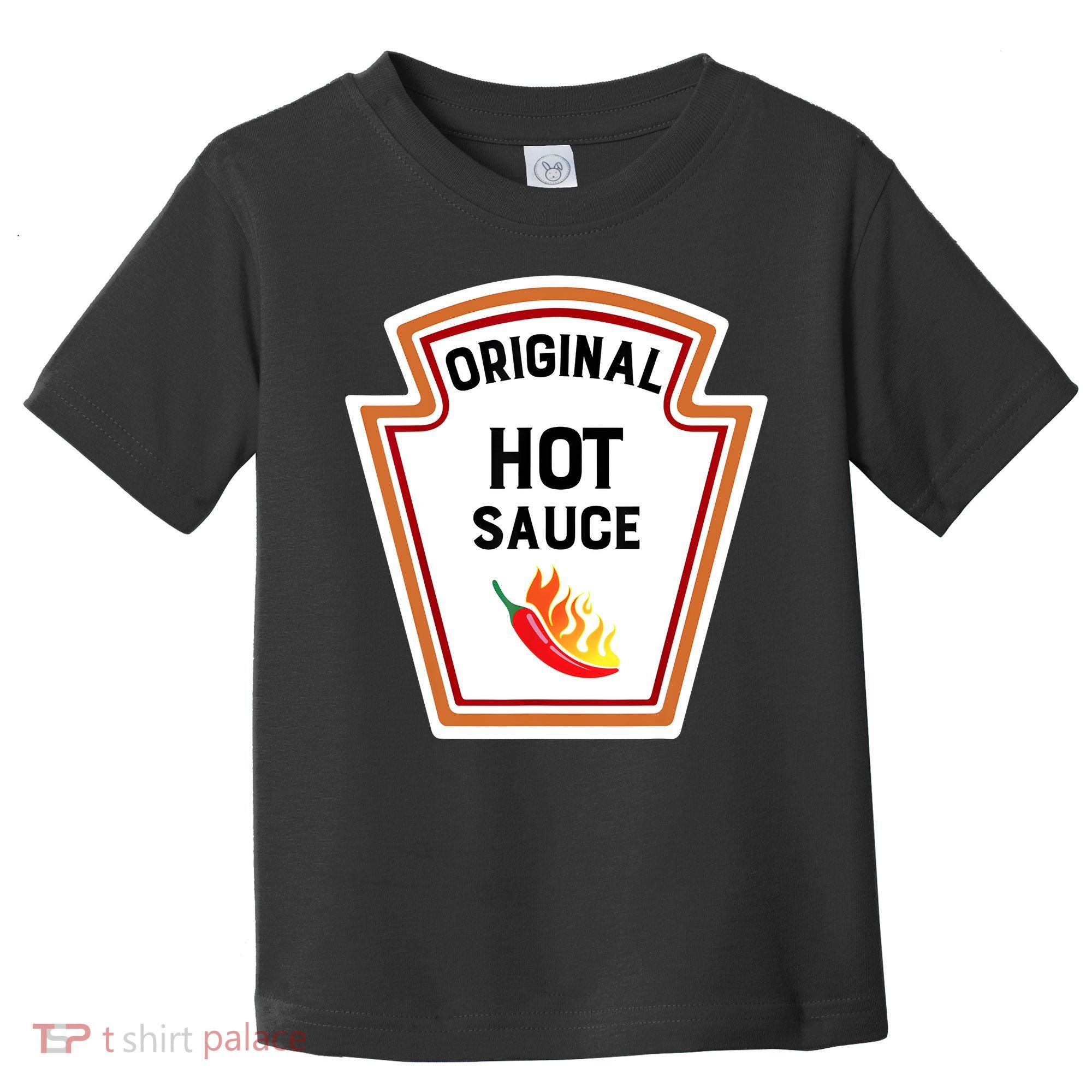 Funny Group Condiments Halloween Costume Original Hot Sauce Toddler T-Shirt