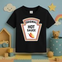 Funny Group Condiments Halloween Costume Original Hot Sauce Toddler T-Shirt thumb 3