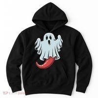 Funny Ghost Chili Pepper Lovers Spooky Halloween Hoodie thumb 0