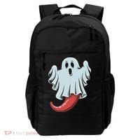 Funny Ghost Chili Pepper Lovers Spooky Halloween Backpack thumb 0