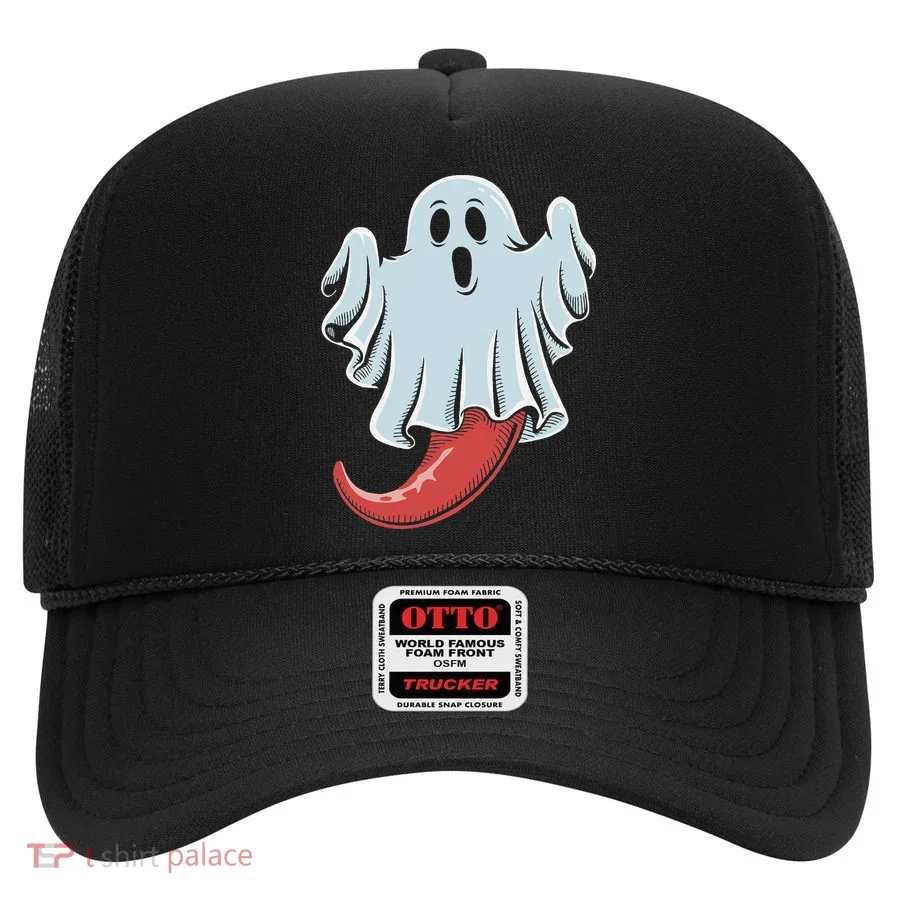 Funny Ghost Chili Pepper Lovers Spooky Halloween Hat