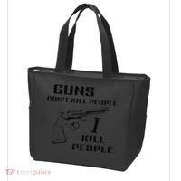 Funny Guns Dont Kill People I Do Tote Bag thumb 3
