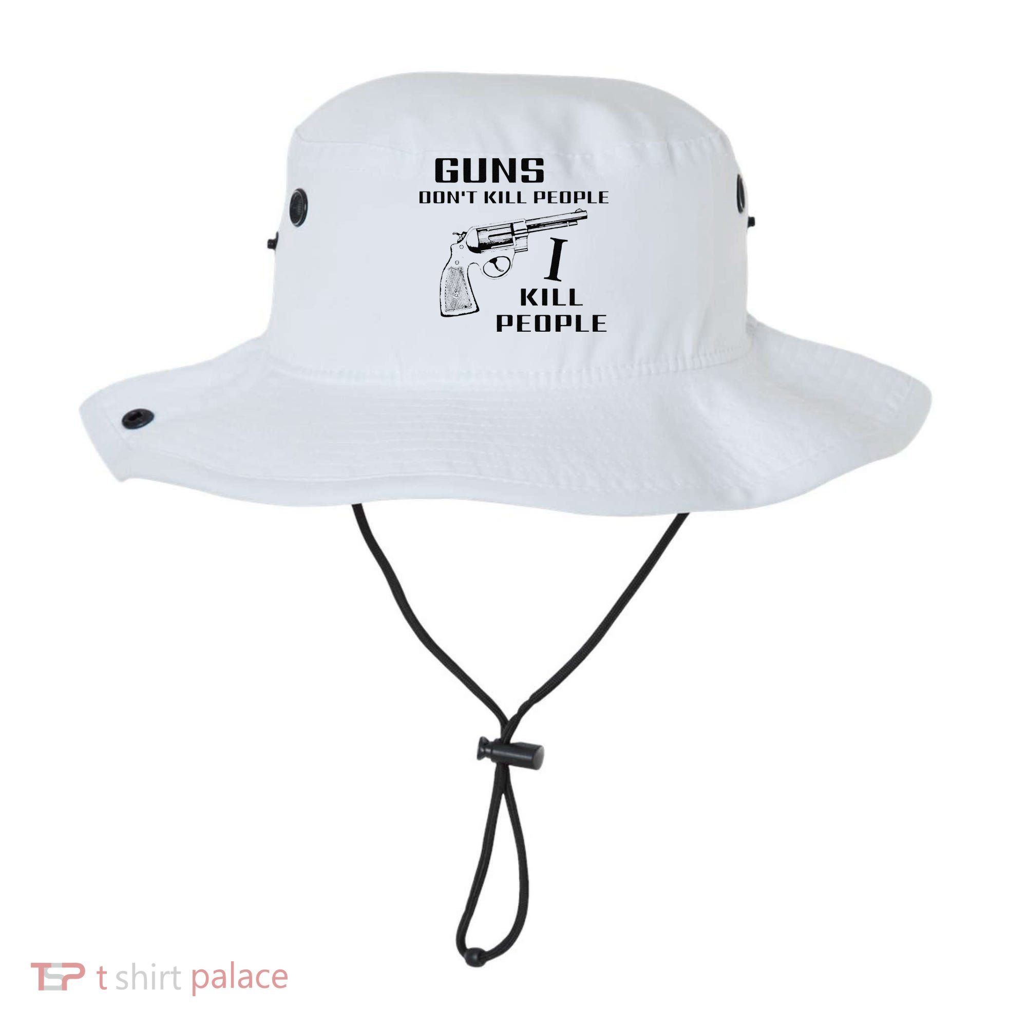 Funny Guns Dont Kill People I Do Bucket Hat