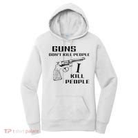 Funny Guns Dont Kill People I Do Women's Hoodie thumb 0