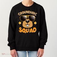 Funny Groundhog Day Squad Women's Sweatshirt thumb 0