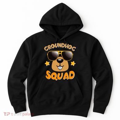 Funny Groundhog Day Squad Hoodie