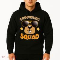 Funny Groundhog Day Squad Hoodie thumb 2