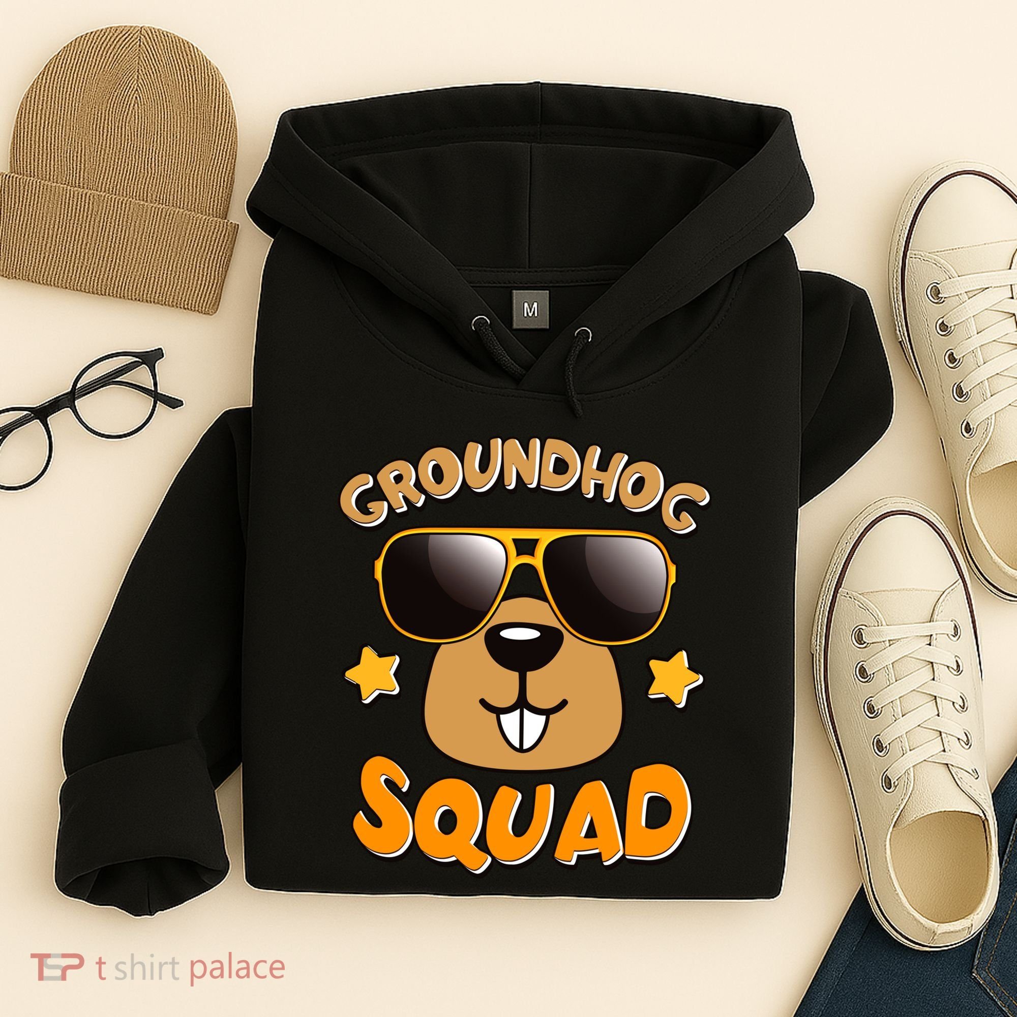 Funny Groundhog Day Squad Hoodie