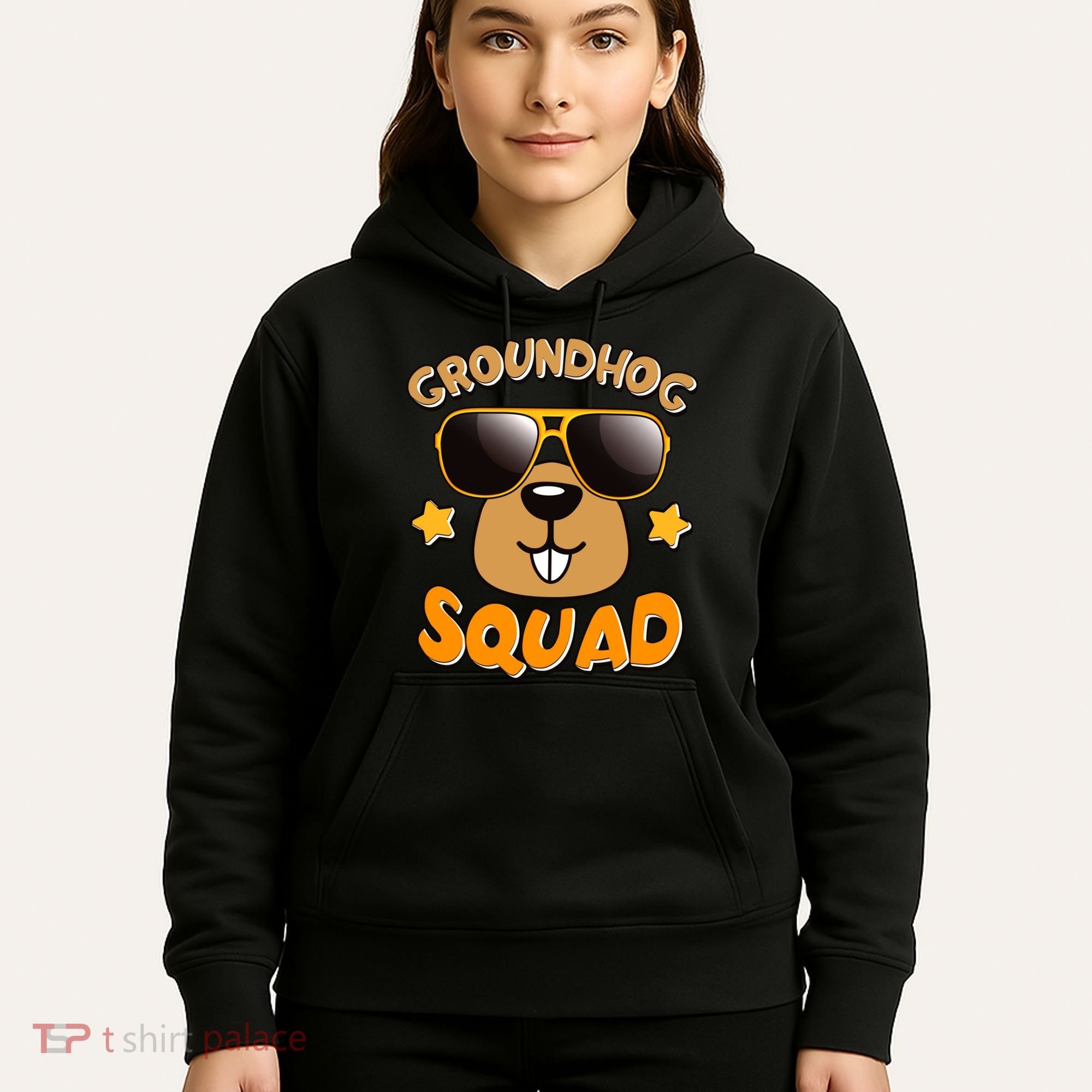 Funny Groundhog Day Squad Hoodie