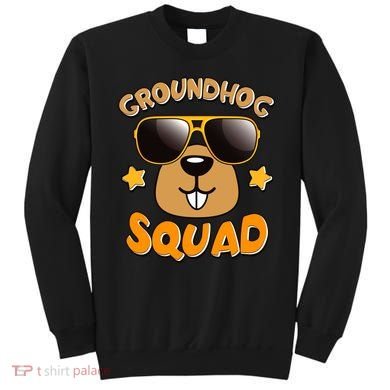 Funny Groundhog Day Squad Sweatshirt