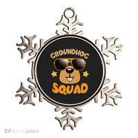 Funny Groundhog Day Squad Ornament thumb 0