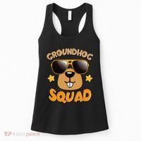 Funny Groundhog Day Squad Women's Tank Top thumb 0