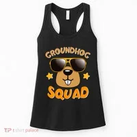Funny Groundhog Day Squad Women's Tank Top thumb 0