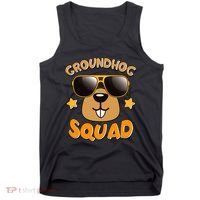 Funny Groundhog Day Squad Tank Top thumb 0
