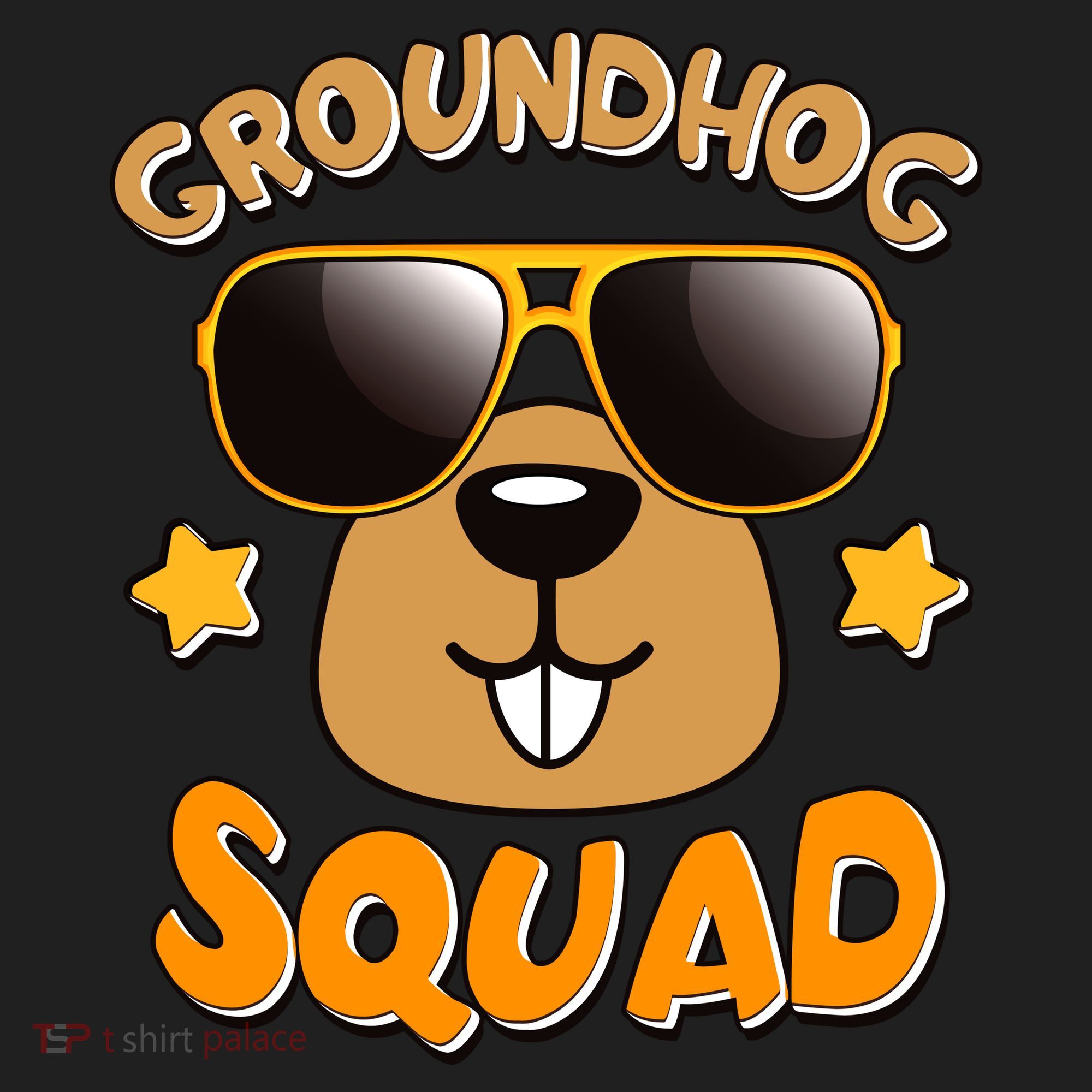 Funny Groundhog Day Squad Golf Towel