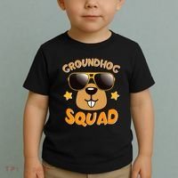 Funny Groundhog Day Squad Toddler T-Shirt thumb 2