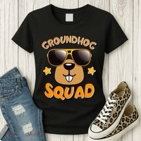 Funny Groundhog Day Squad Women's T-Shirt thumb 3