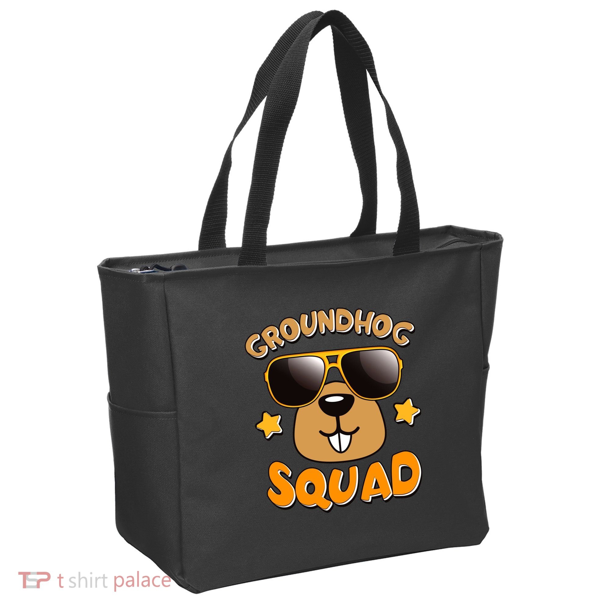 Funny Groundhog Day Squad Tote Bag
