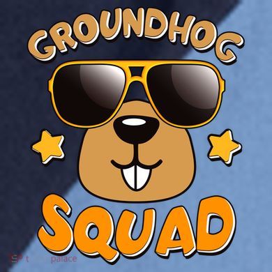 Funny Groundhog Day Squad Raglan Baseball Sleeve Shirt