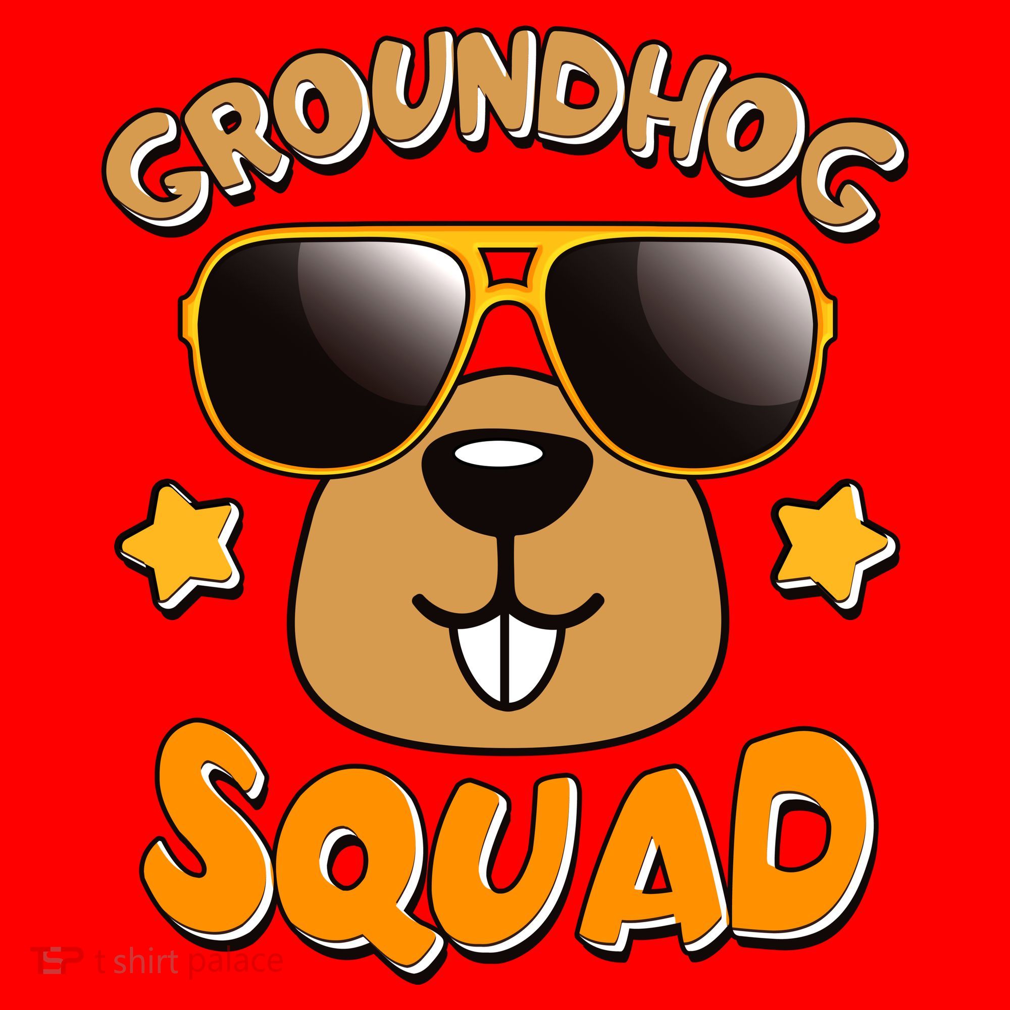 Funny Groundhog Day Squad Santa Hat