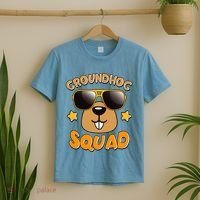 Funny Groundhog Day Squad T-Shirt thumb 2