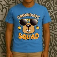 Funny Groundhog Day Squad T-Shirt thumb 3