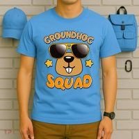 Funny Groundhog Day Squad T-Shirt thumb 5