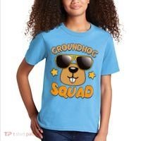 Funny Groundhog Day Squad Kids T-Shirt thumb 2
