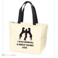 Funny Great Dane Shirts Woman I Was Normal 2 Great Danes Ago Tote Bag thumb 3