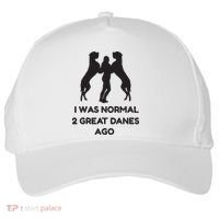 Funny Great Dane Shirts Woman I Was Normal 2 Great Danes Ago Five-Panel Snapback Cap thumb 0