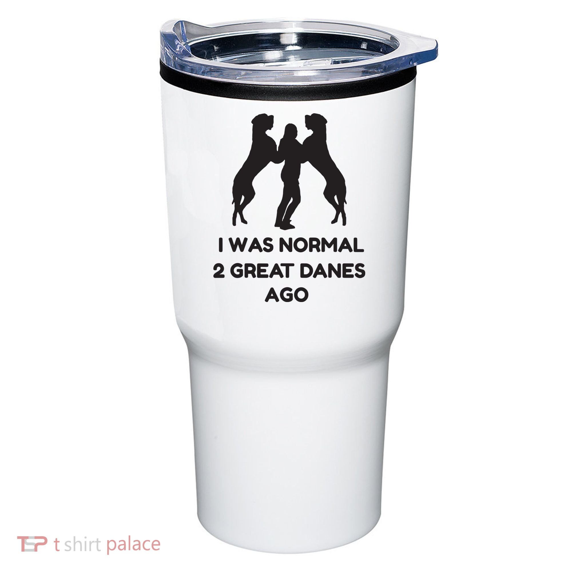 Funny Great Dane Shirts Woman I Was Normal 2 Great Danes Ago Tumbler