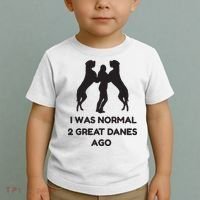 Funny Great Dane Shirts Woman I Was Normal 2 Great Danes Ago Toddler T-Shirt thumb 2