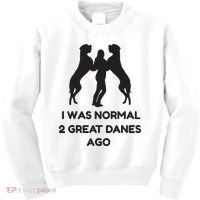 Funny Great Dane Shirts Woman I Was Normal 2 Great Danes Ago Kids Sweatshirt thumb 0