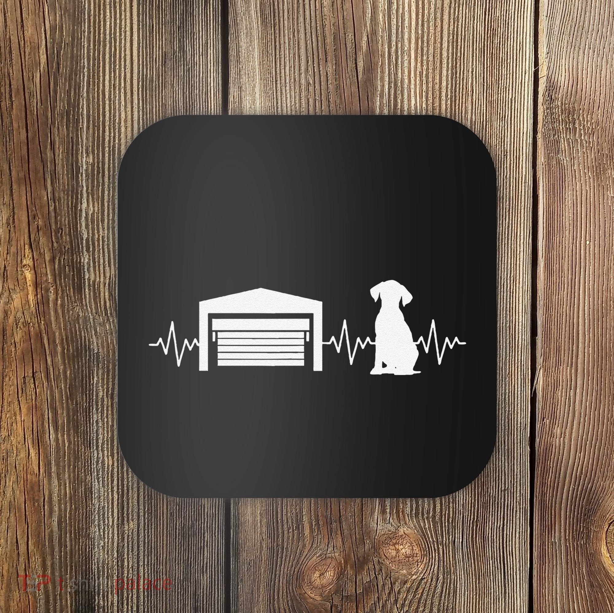 Funny Garage Door Installer Application Day Dog Garage Door Coaster