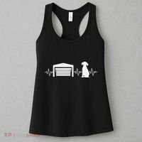 Funny Garage Door Installer Application Day Dog Garage Door Women's Tank Top thumb 3