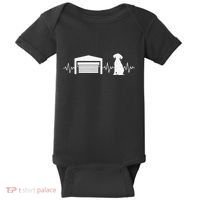 Funny Garage Door Installer Application Day Dog Garage Door Baby Bodysuit thumb 0